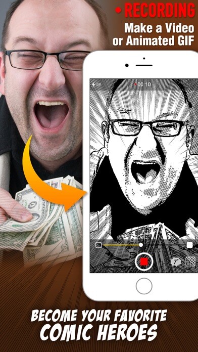 Emulate iPhone app Comicam - Live Comic Book Camera [free] using MyAndroid
